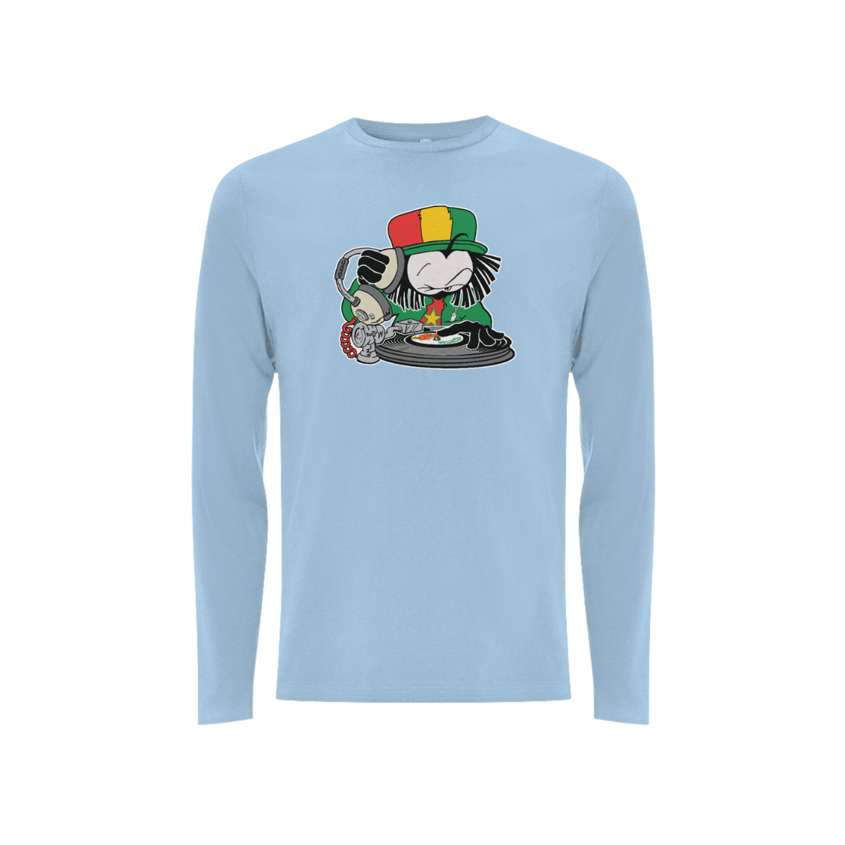 Dready Original : Dready selecta front print long sleeve - Sky blue