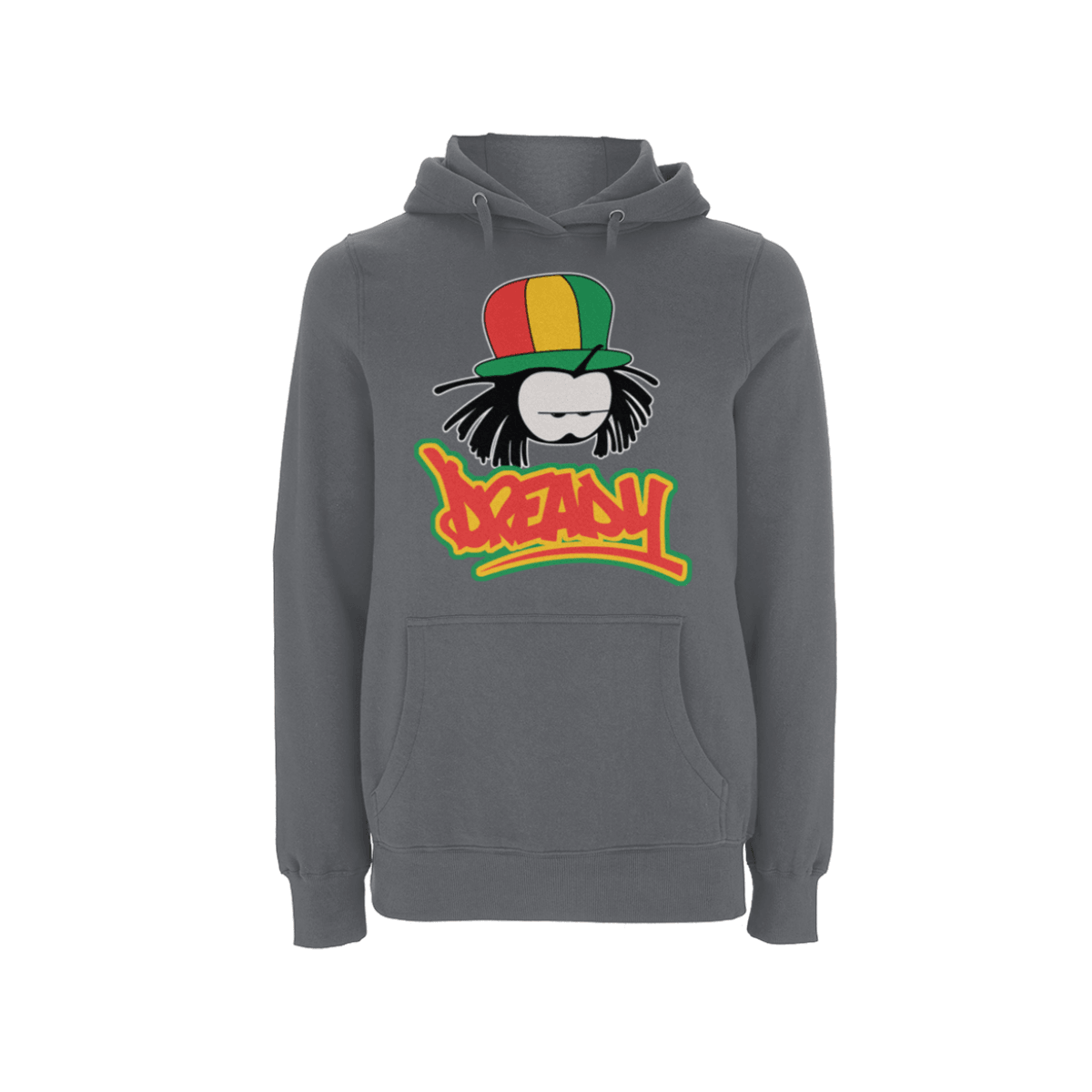 Dready Original : Dready Classic Logo Hoody - Charcoal