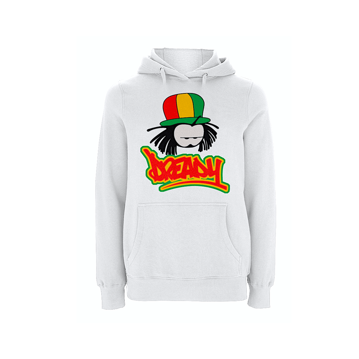 Dready Original : Dready Classic Logo Hoody - White