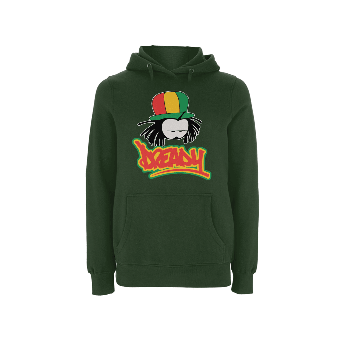 Dready Original : Dready Classic Logo Hoody - Forest green