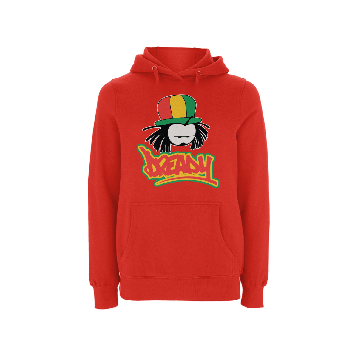 Dready Original : Dready Classic Logo Hoody - Red