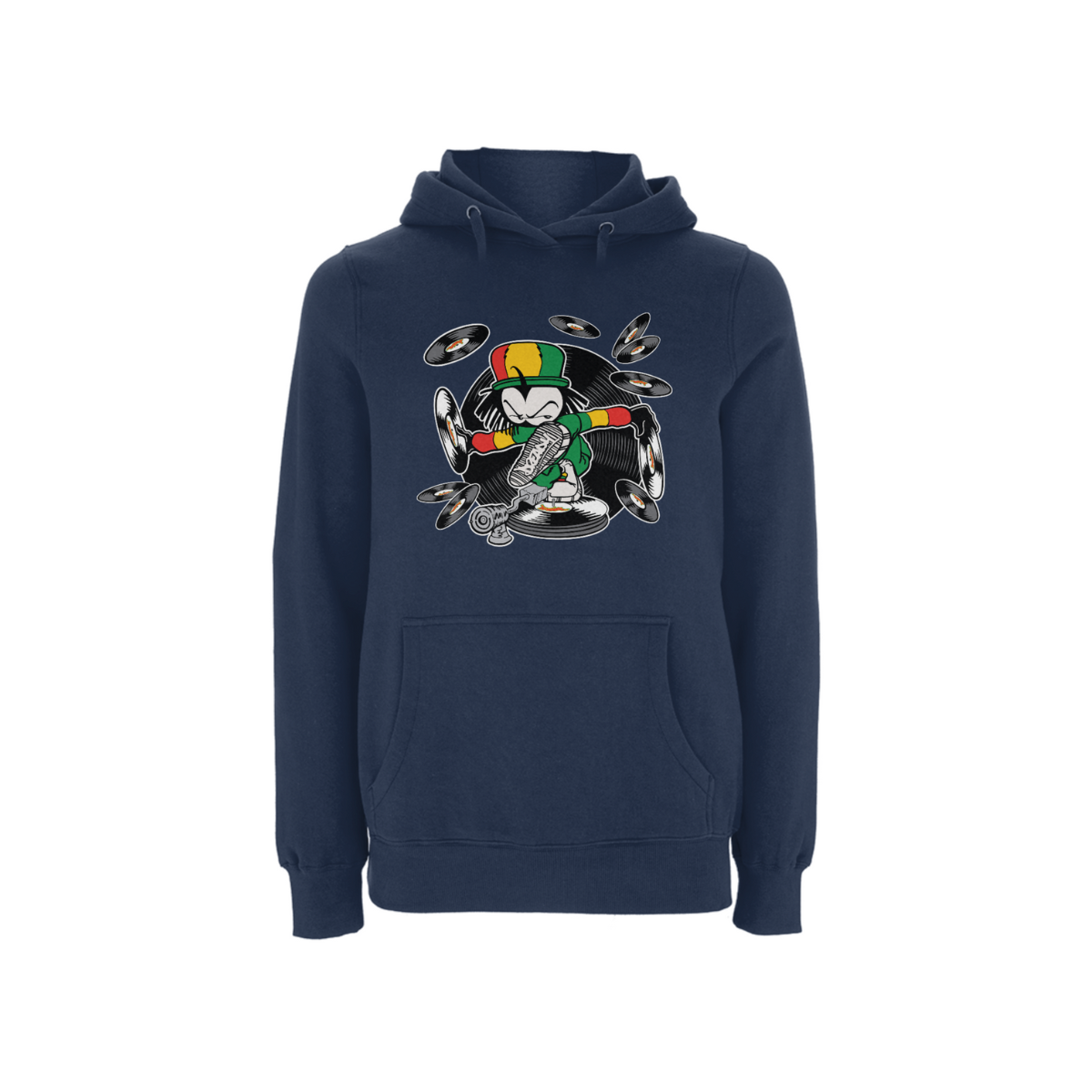 Dready Original : DREADY Spin D Tunez Front print Hood - Navy