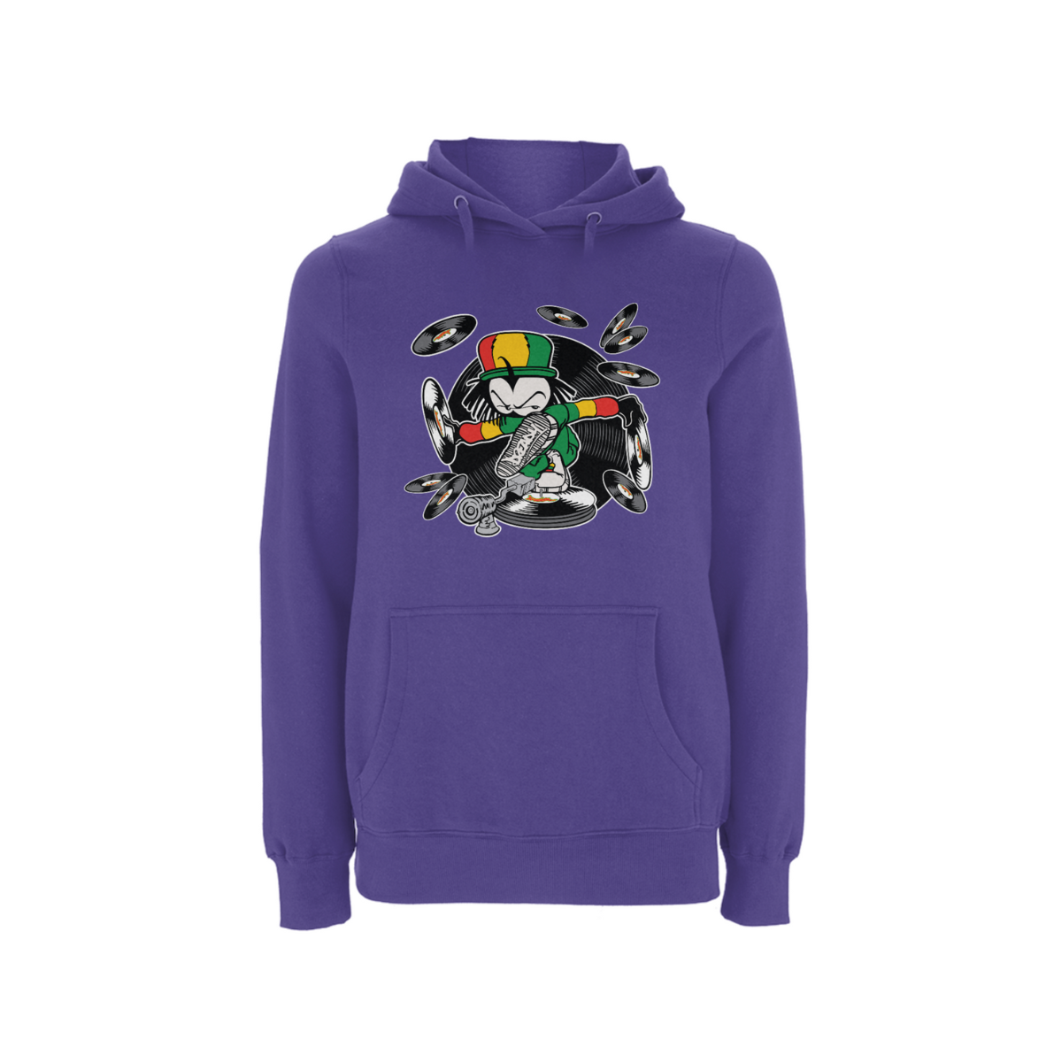 Dready Original : DREADY Spin D Tunez Front print Hood - Purple