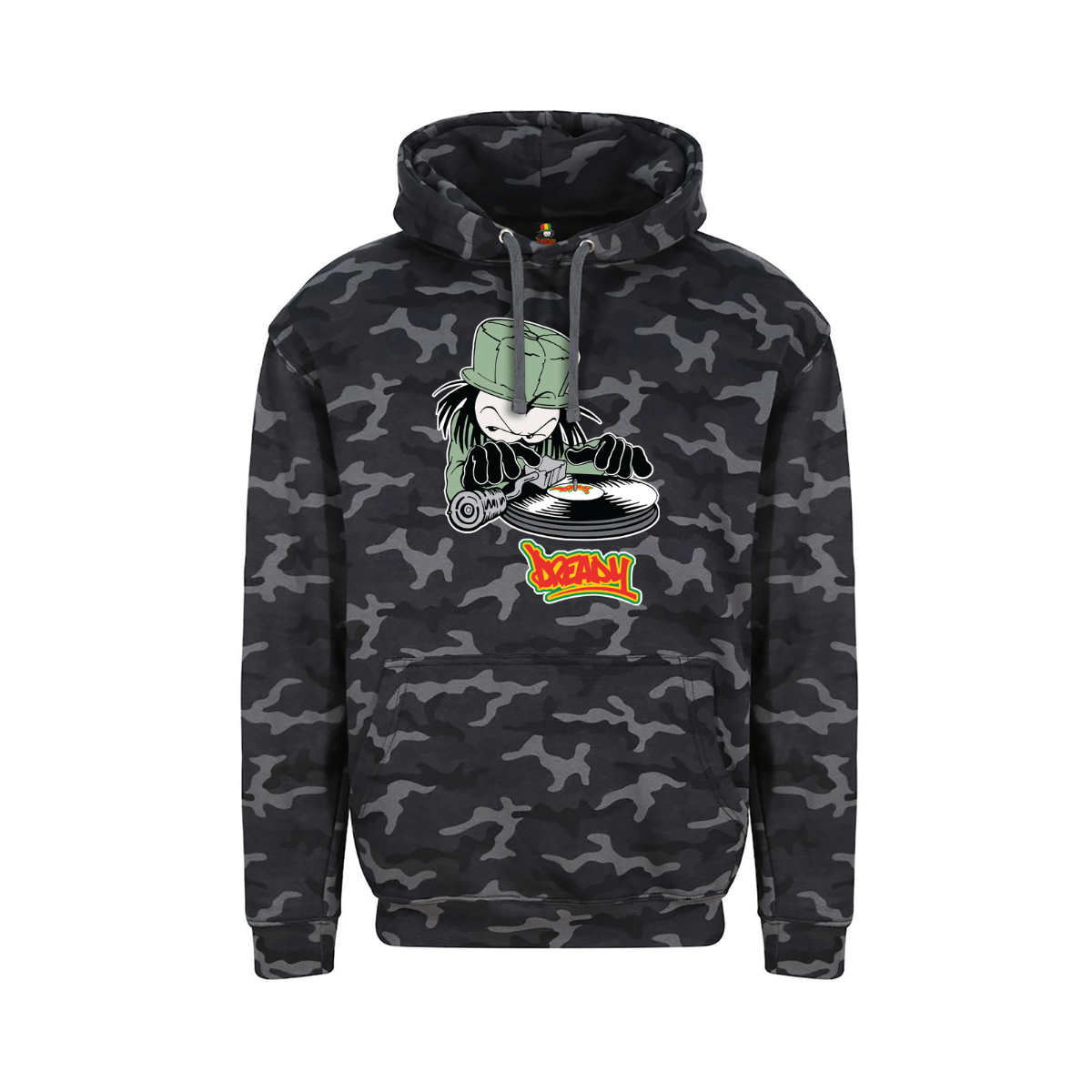 Dready Original : DJ DREADY Front Print Hood -