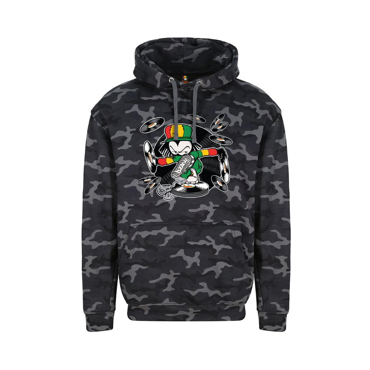 Dready Original : DREADY Spin D Tunez Front print Hood -