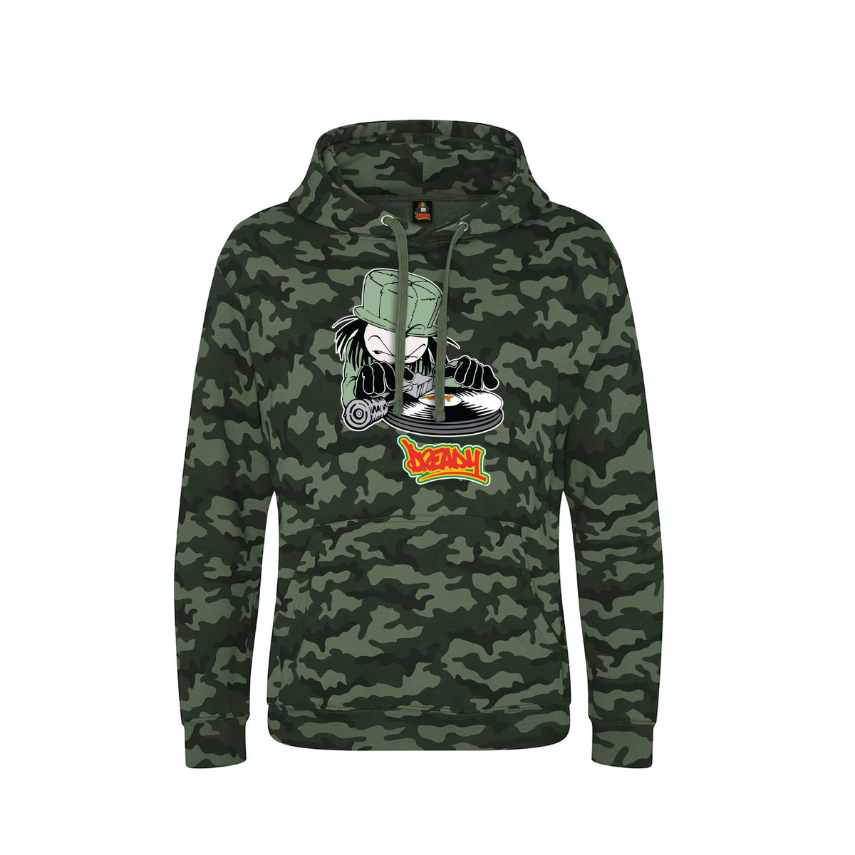 Dready Original : DJ DREADY Front Print Hood -