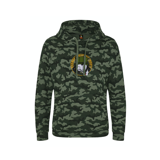 Dready Original : Dready Old skool embroidered hoody - Green Camo