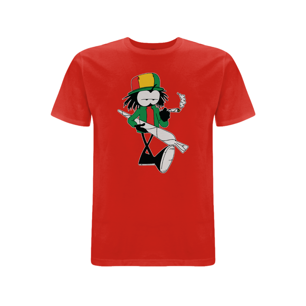 Dready Original : DREADY Tokin Front Print T- Shirt - Red