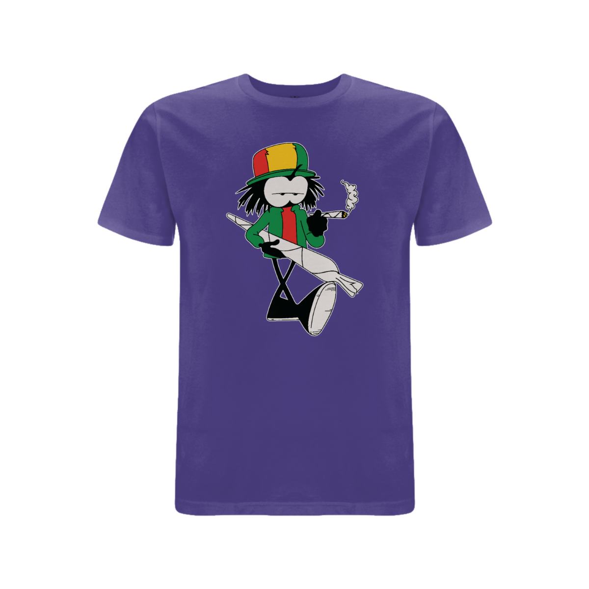 Dready Original : DREADY Tokin Front Print T- Shirt - Purple