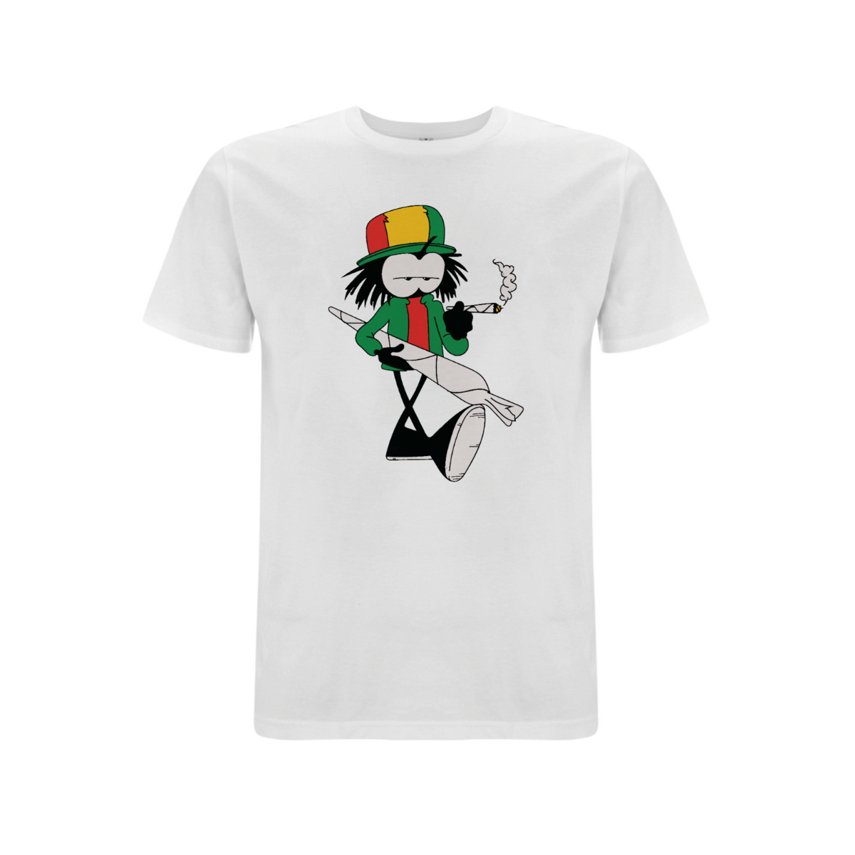 Dready Original : DREADY Tokin Front Print T- Shirt - White