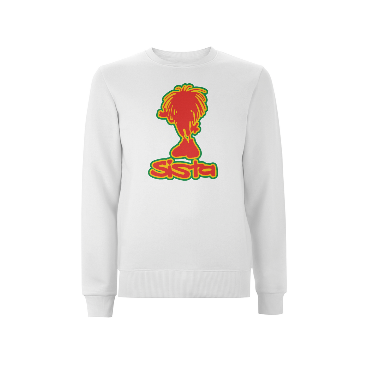 Dready Original : Sista Silhouette front print Sweatshirt -