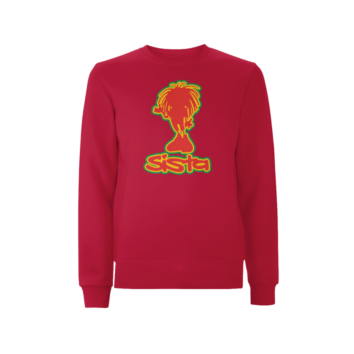 Dready Original : Sista Silhouette front print Sweatshirt -