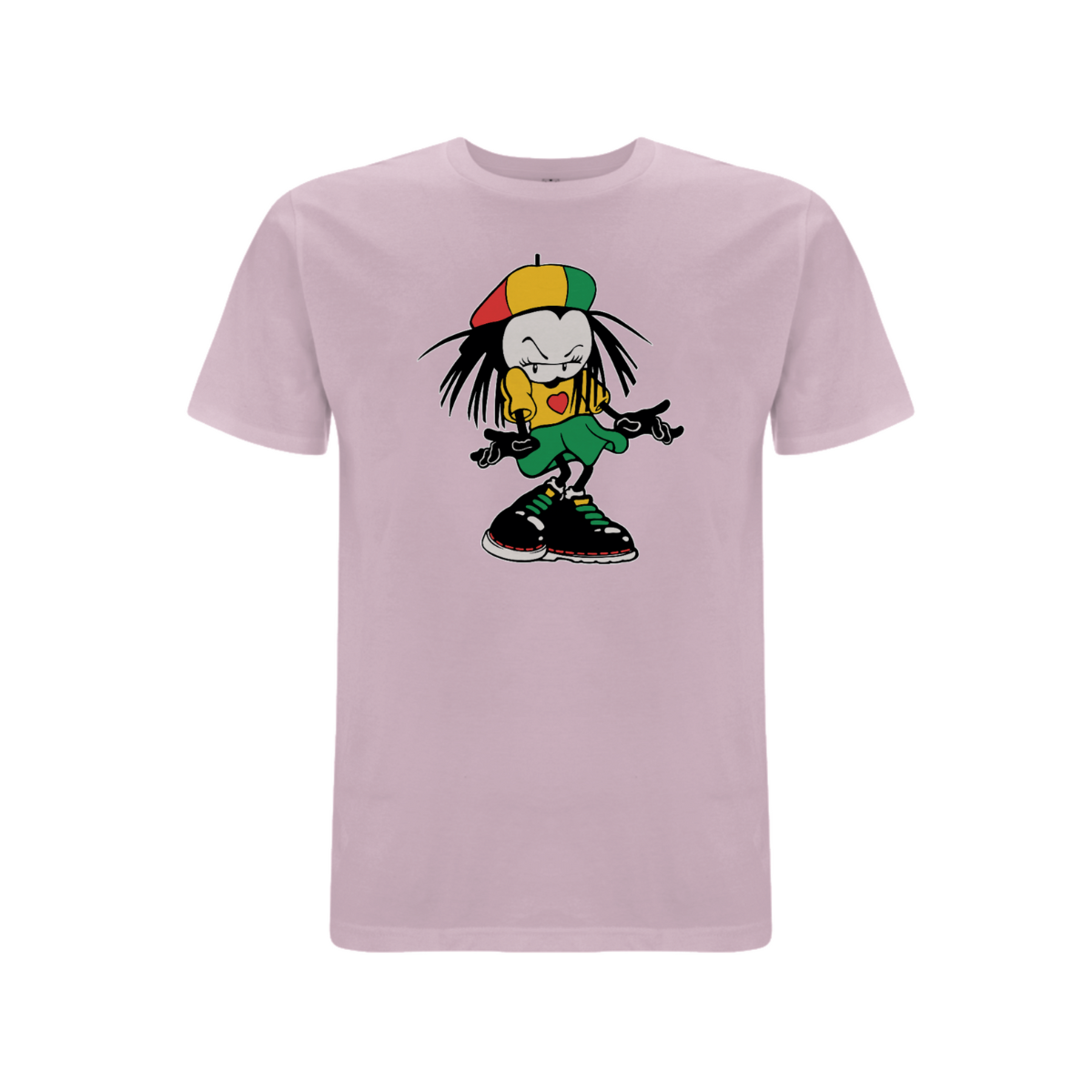 Dready Original : Sista Manners Front Print T-shirt - Pink