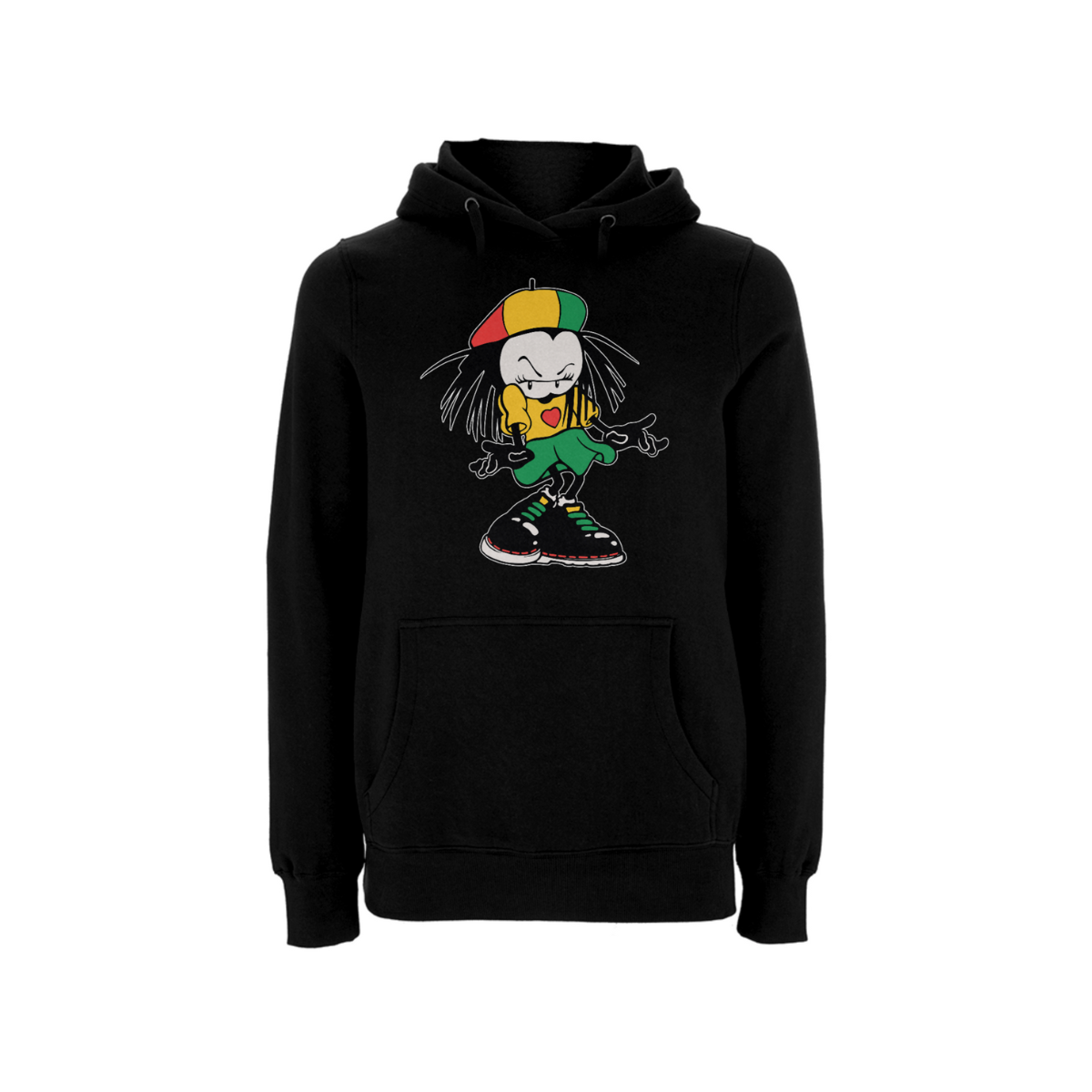 Dready Original : Sista Manners Front Print Hood -