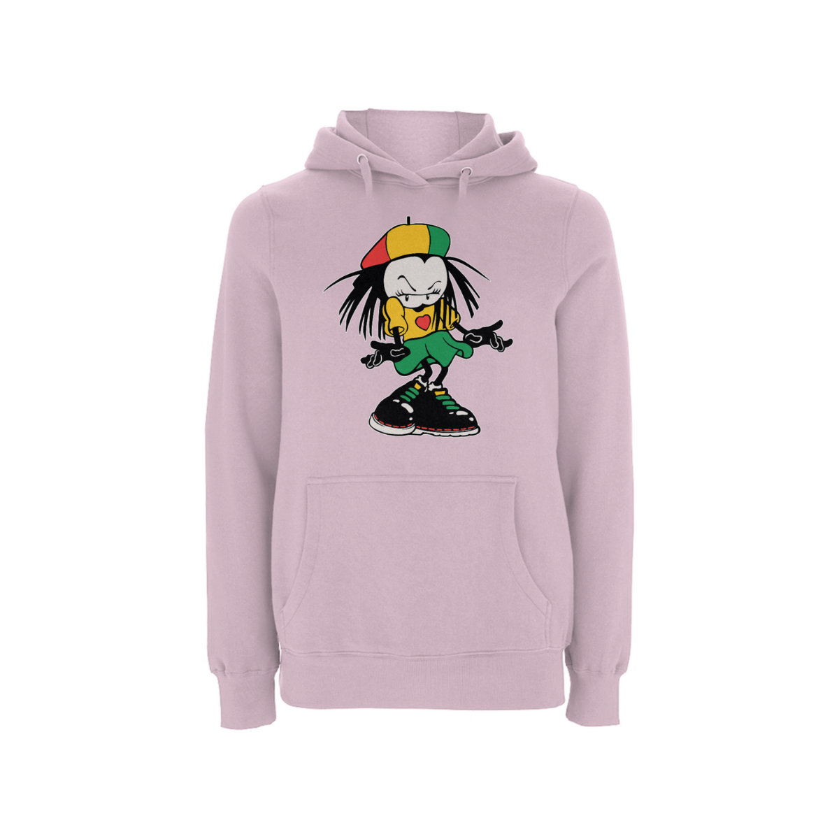 Dready Original : Sista Manners Front Print Hood -