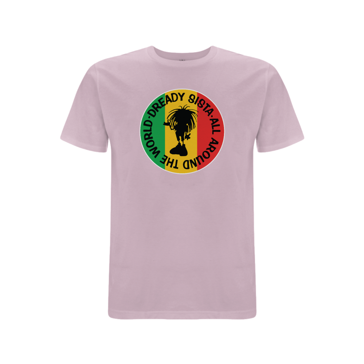 Dready Original : Sista Global Front Print T-shirt - Pink