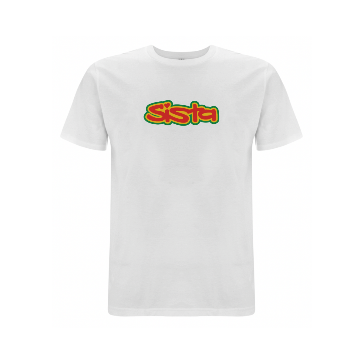 Dready Original : Sista Large logo front print t-shirt - White