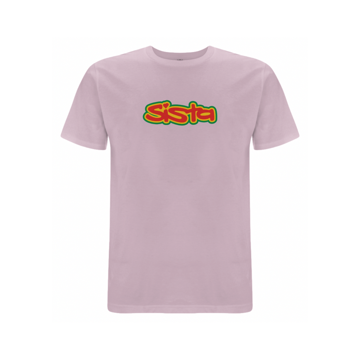 Dready Original : Sista Large logo front print t-shirt - Light Pink