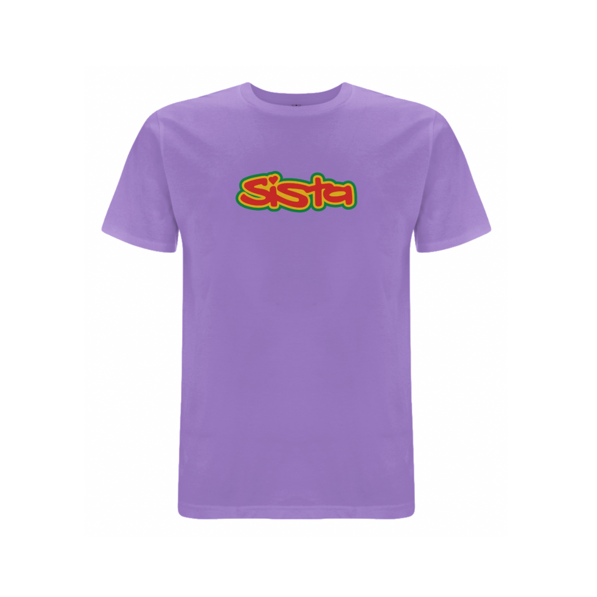 Dready Original : Sista Large logo front print t-shirt - Orchid Purple