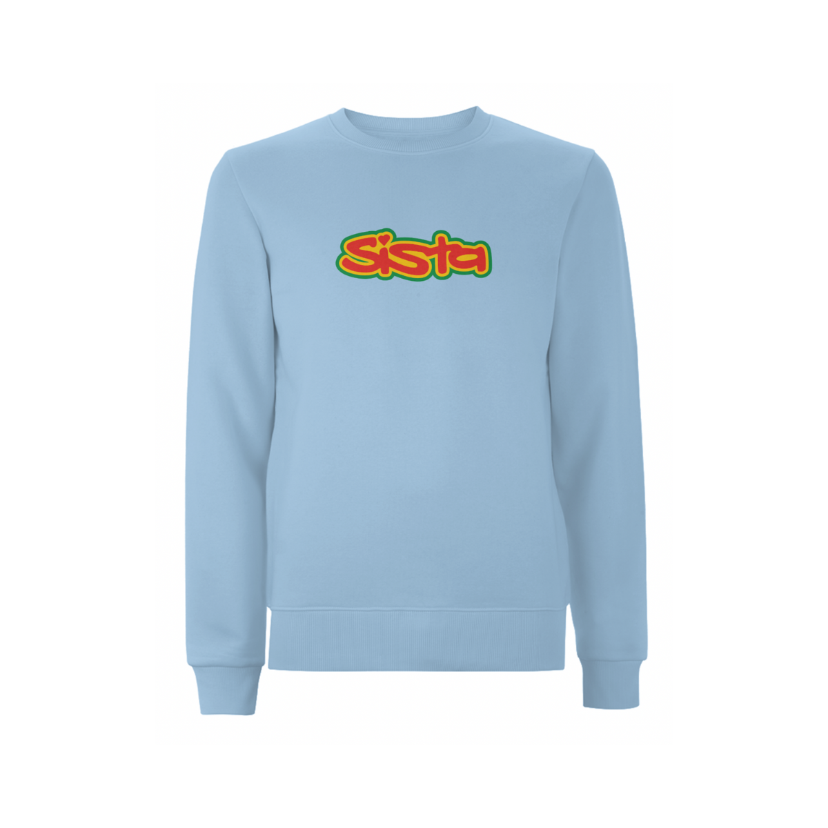 Dready Original : SISTA Large Front Logo Sweatshirt - Light Blue