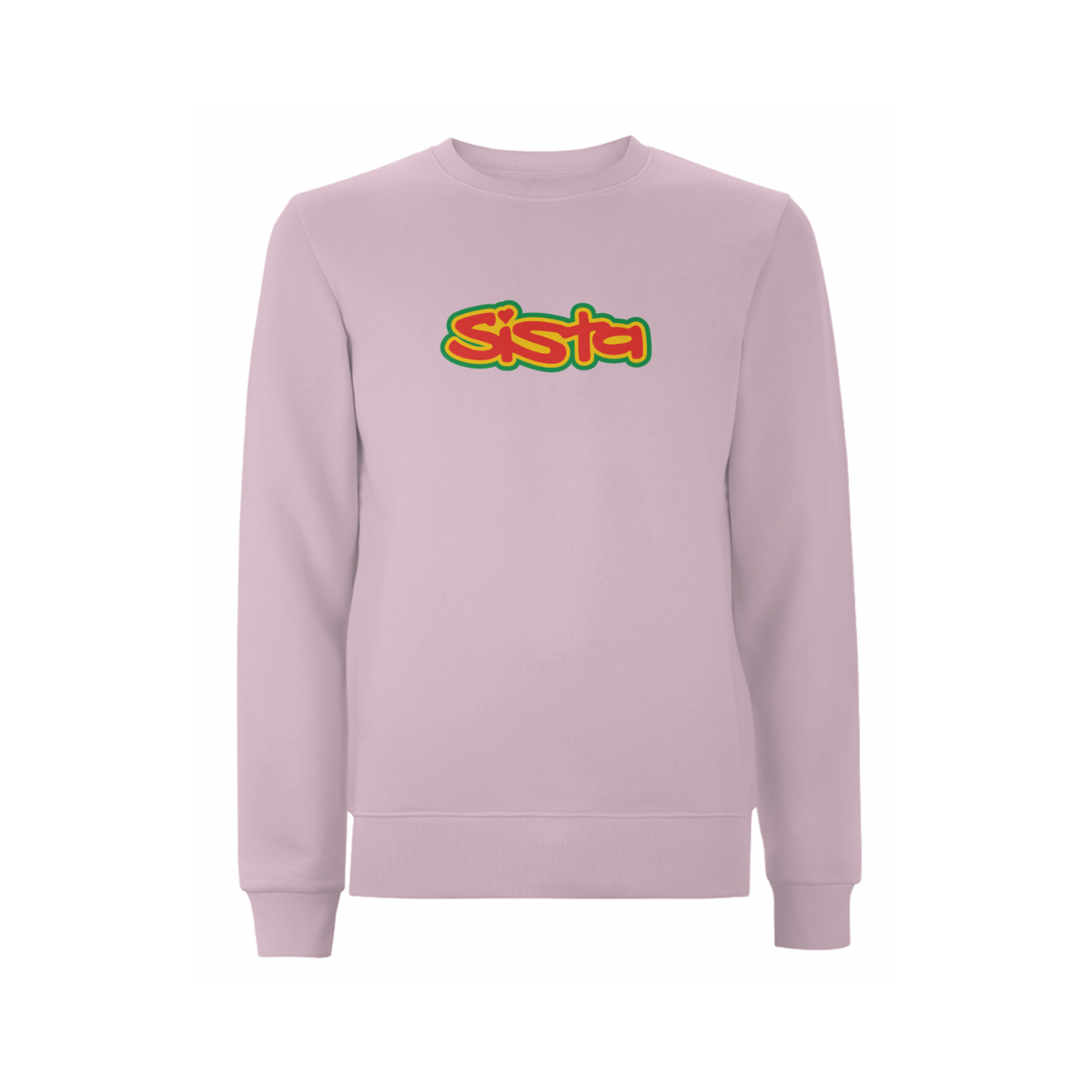 Dready Original : SISTA Large Front Logo Sweatshirt - Light Pink