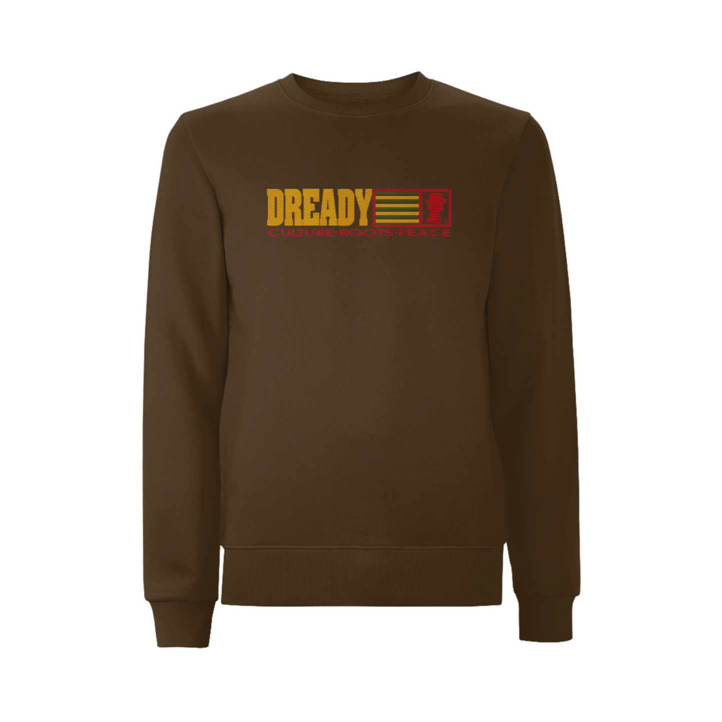 Dready Original : Dready Culture Embroidered Sweat - Dark chocolate