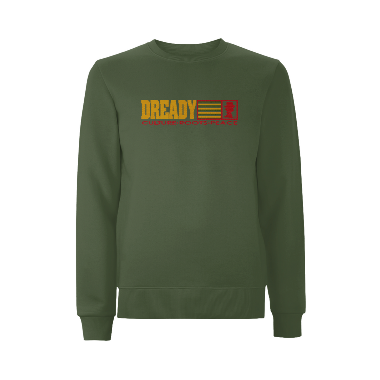 Dready Original : Dready Culture Embroidered Sweat - Military green