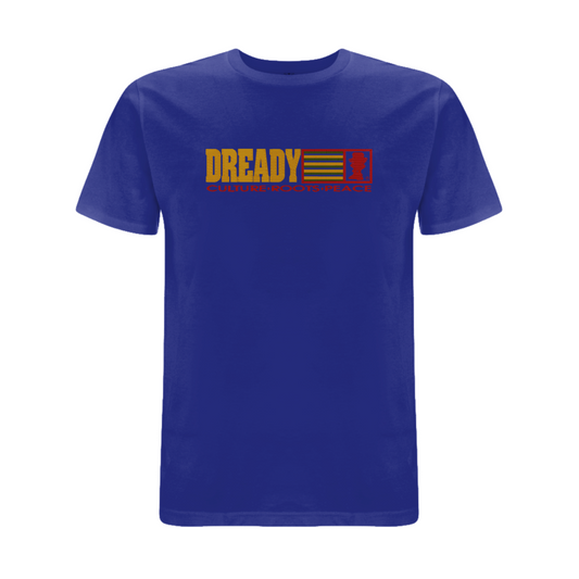 Dready Original : Dready Culture Embroidered T-Shirt - Cobalt blue