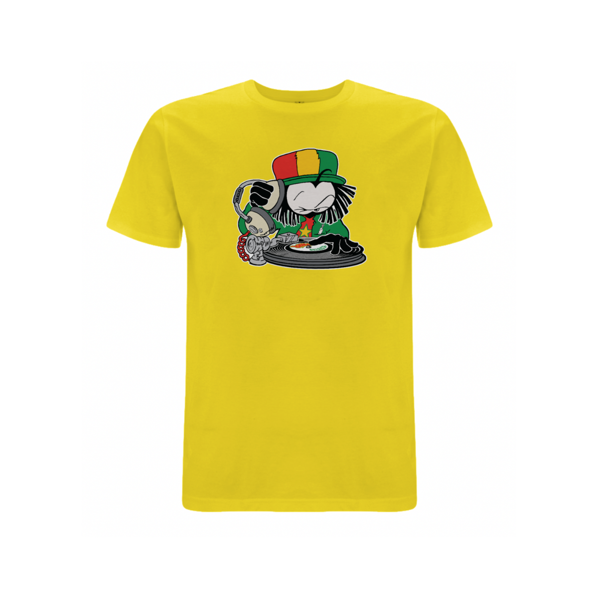 Dready Original : Dready Selecta Front Print T-Shirt - Yellow