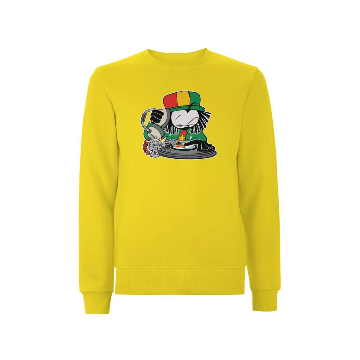 Dready Original : Dready Selecta front print Sweatshirt - Yellow