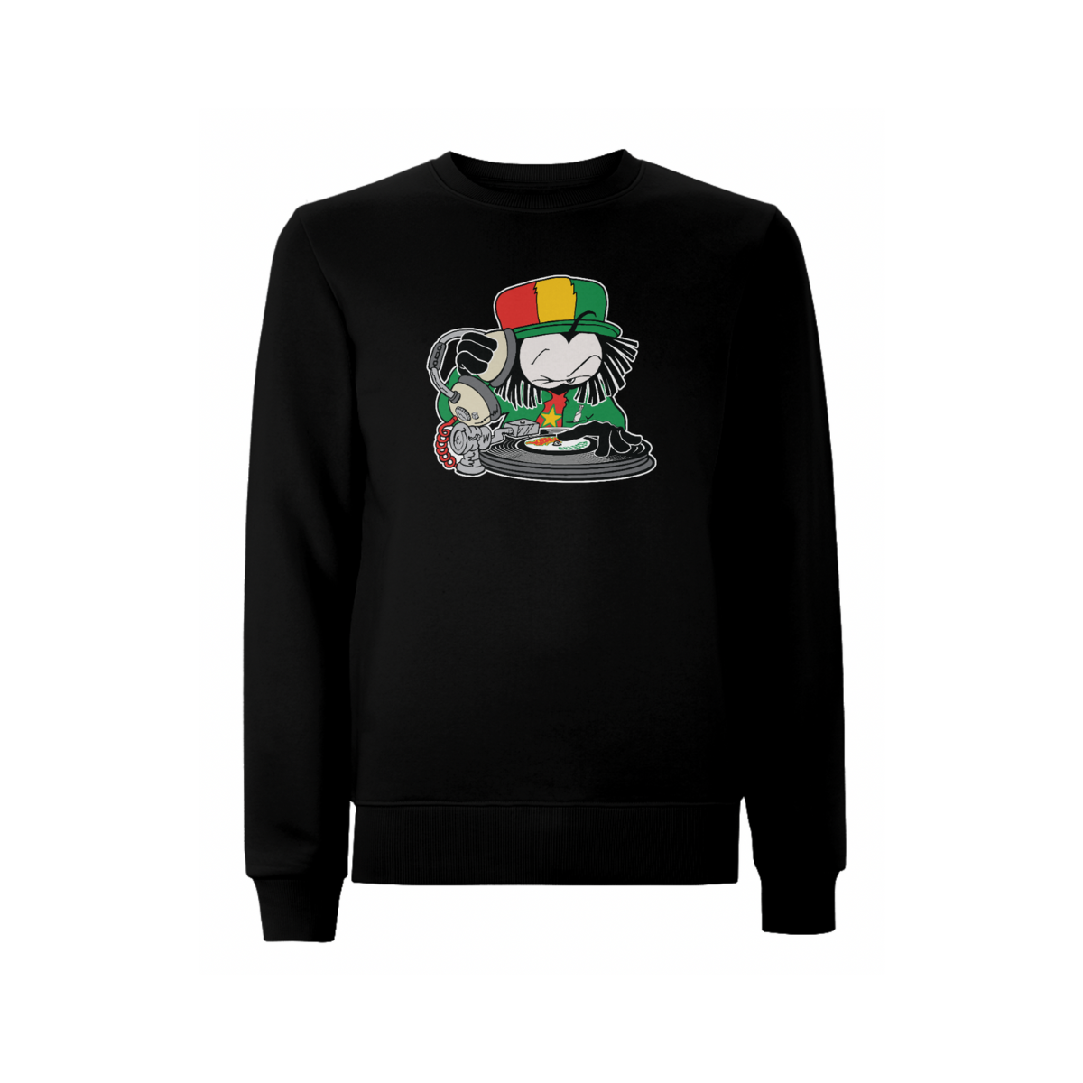 Dready Original : Dready Selecta front print Sweatshirt - Black