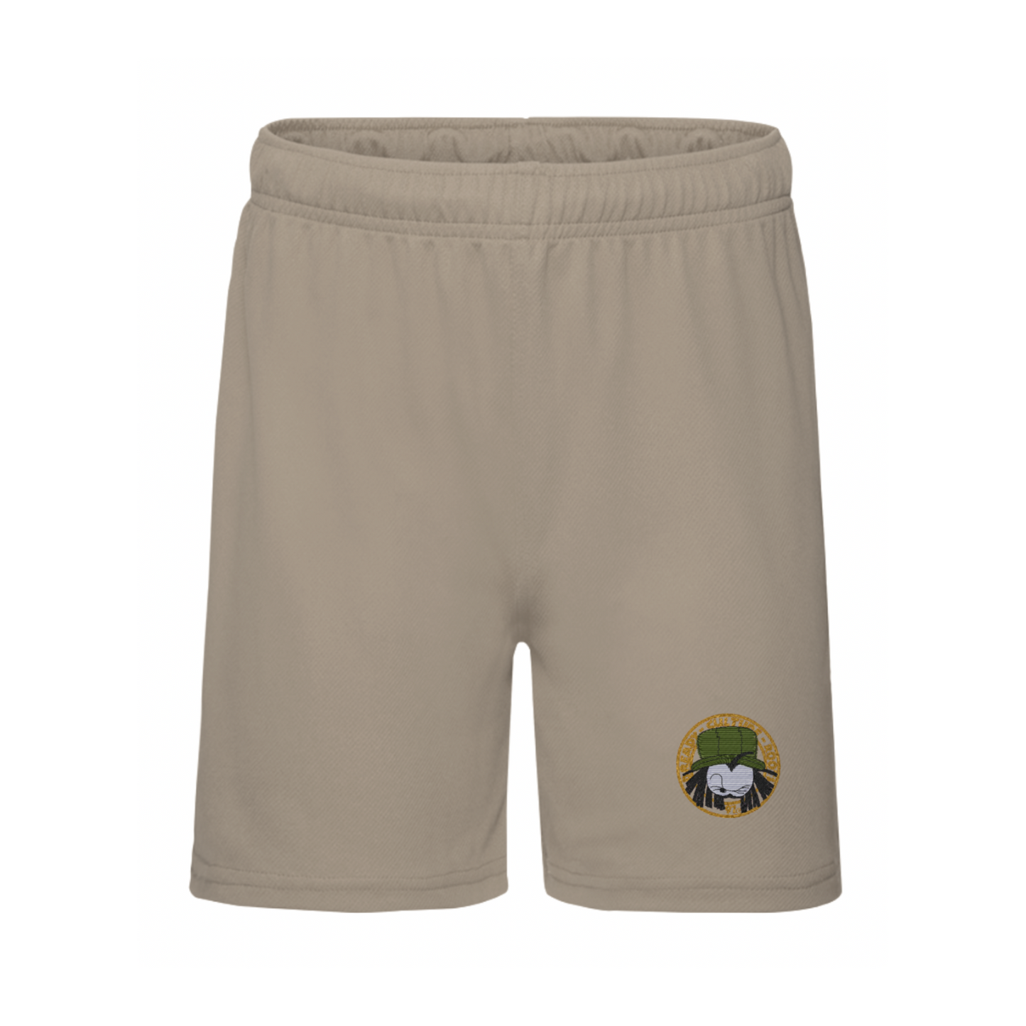 Dready Original : Dready OG '97 Embroidered Boarder Jogger Shorts - DESERT DUST