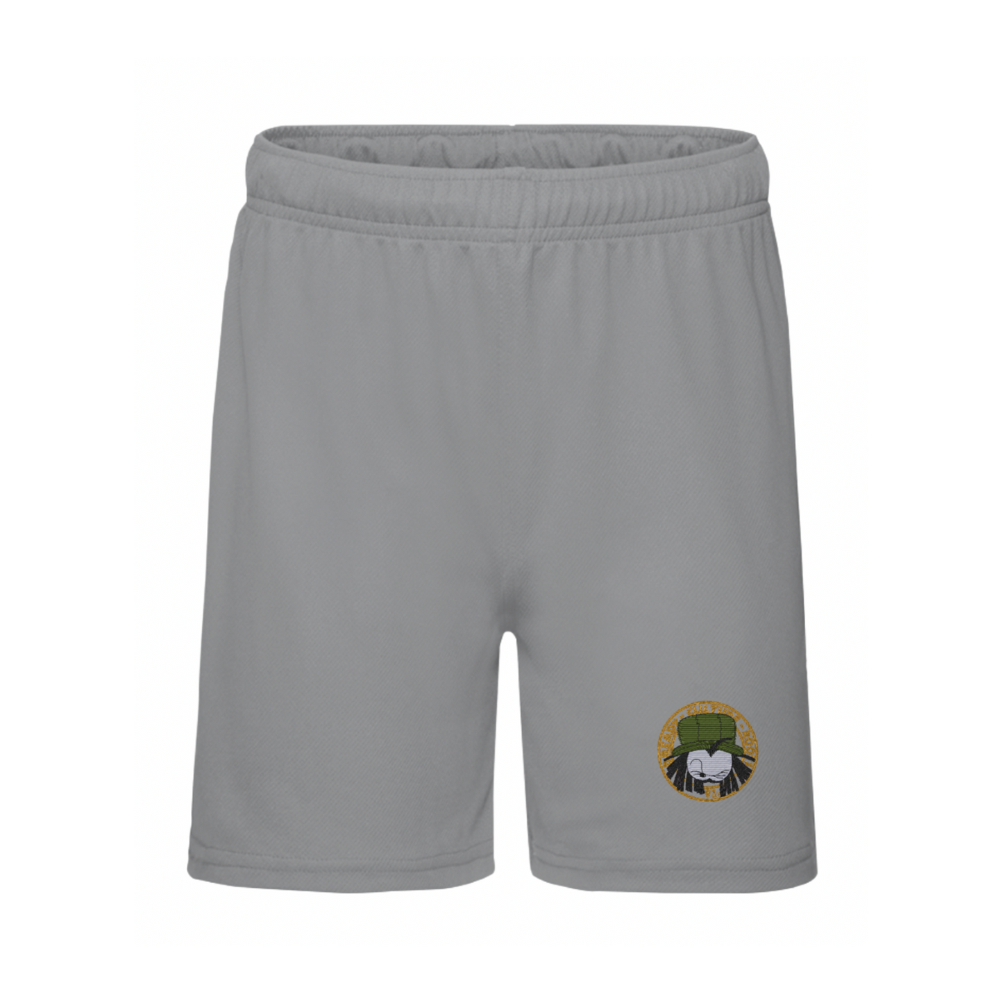 Dready Original : Dready OG '97 Embroidered Boarder Jogger Shorts - HEATHER GREY