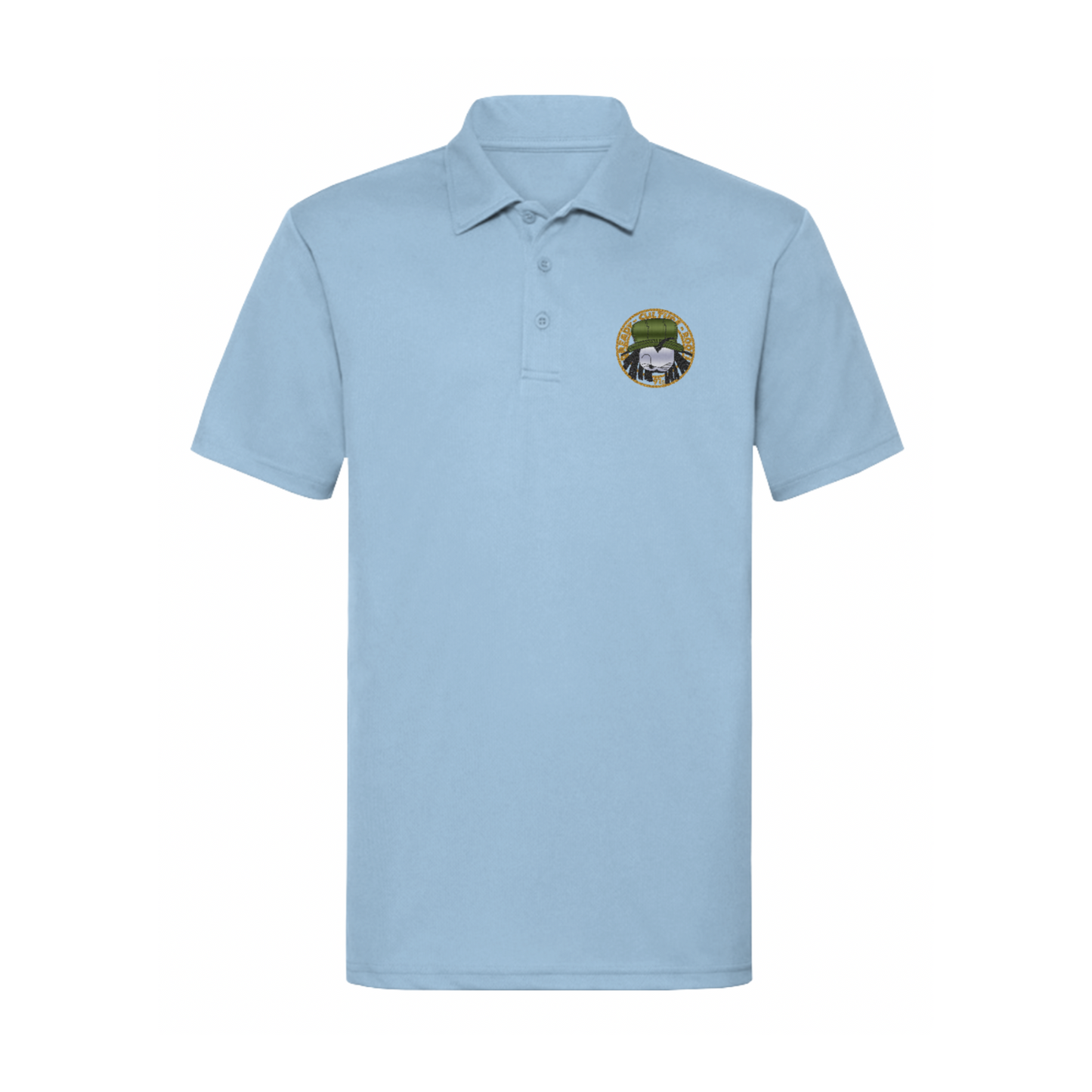 Dready Original : Dready OG 97 Embroidered Polo - SKY BLUE