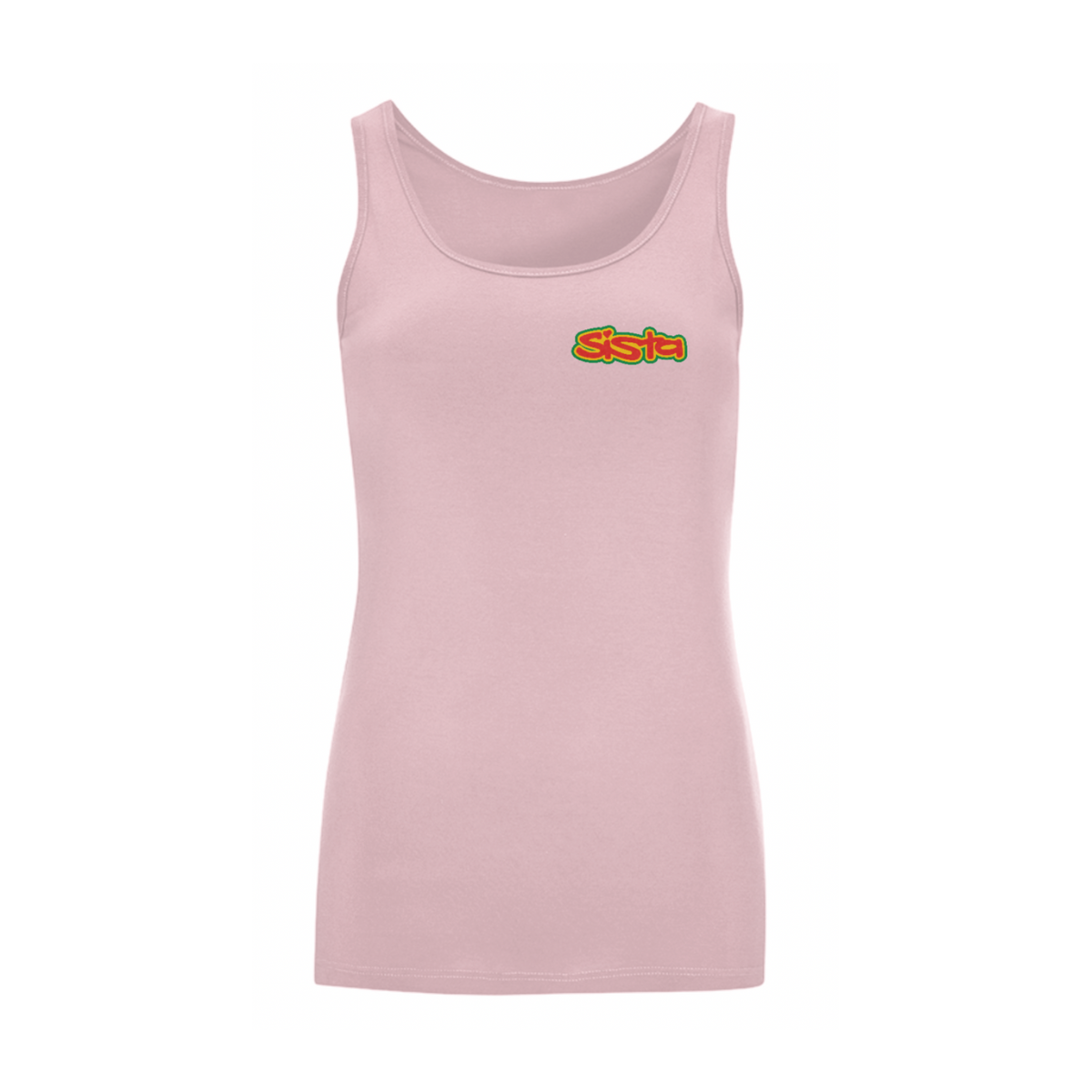 Dready Original : SISTA Front Logo Iconic Tank Top - Pink