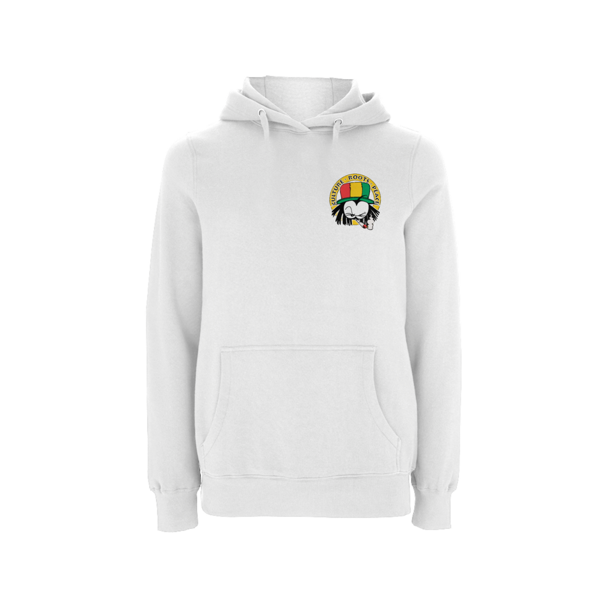 Dready Original : Dready 90s Crest Small Logo Hood - White