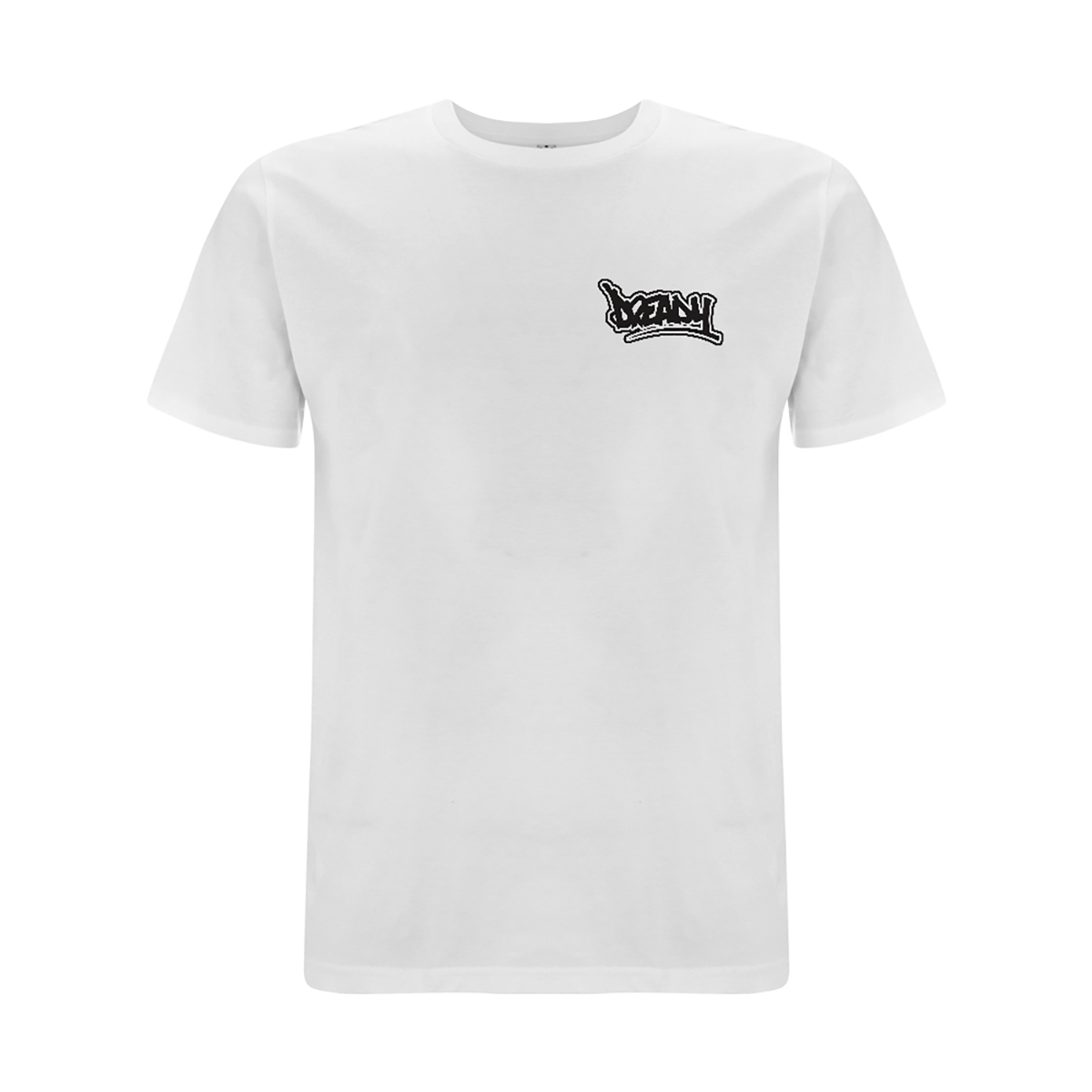 Dready Original : DREADY Black Logo Left Front Print - WHITE