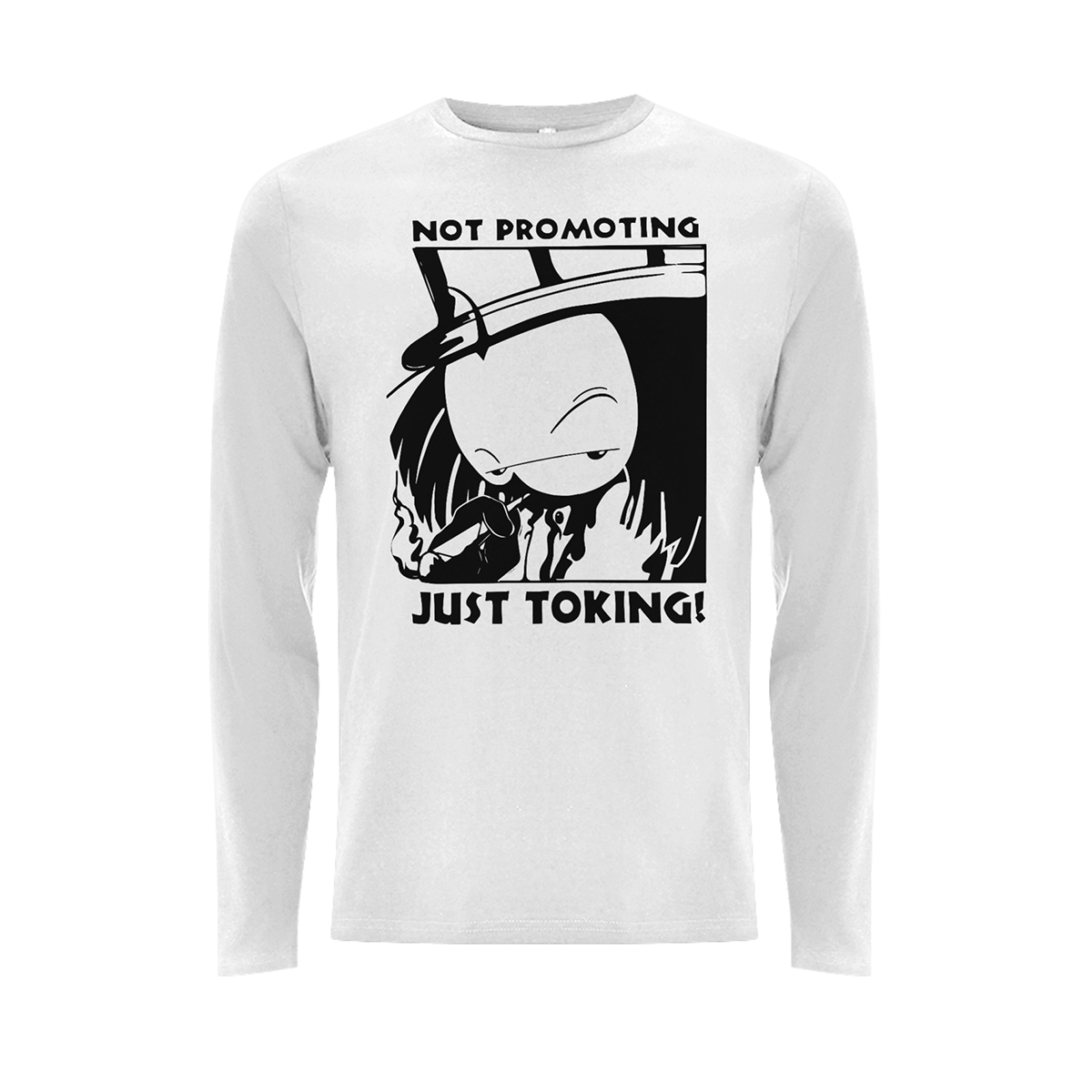 Dready Original : Dready Not Promoting Front Print Long Sleeves - White