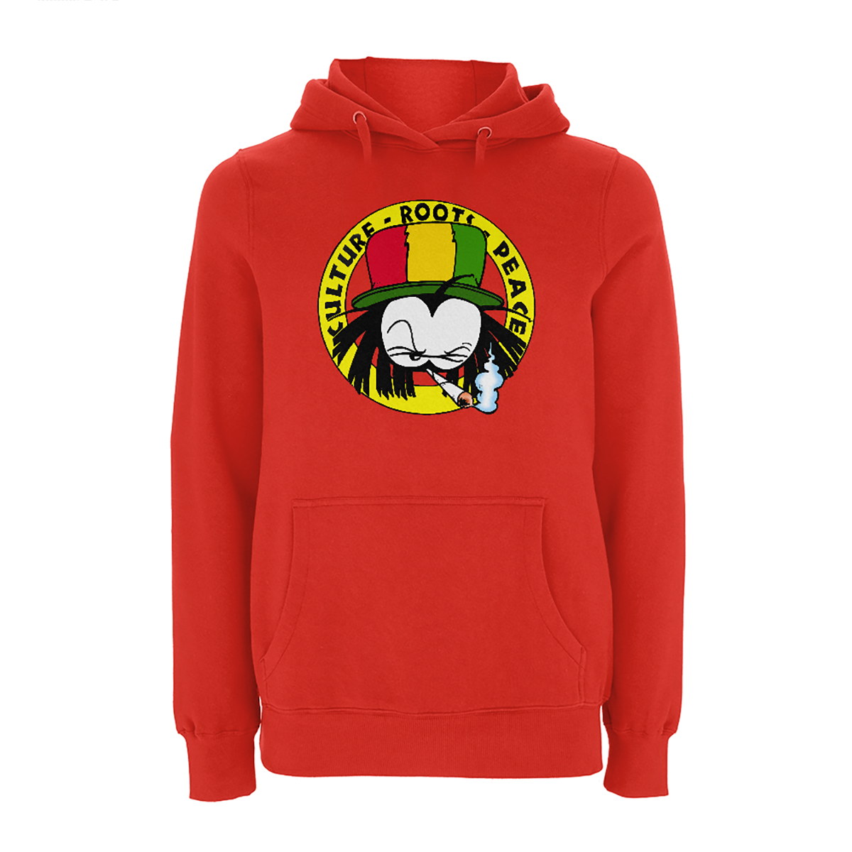 Dready Original : Dready 90s Crest Front Print Hood - Red