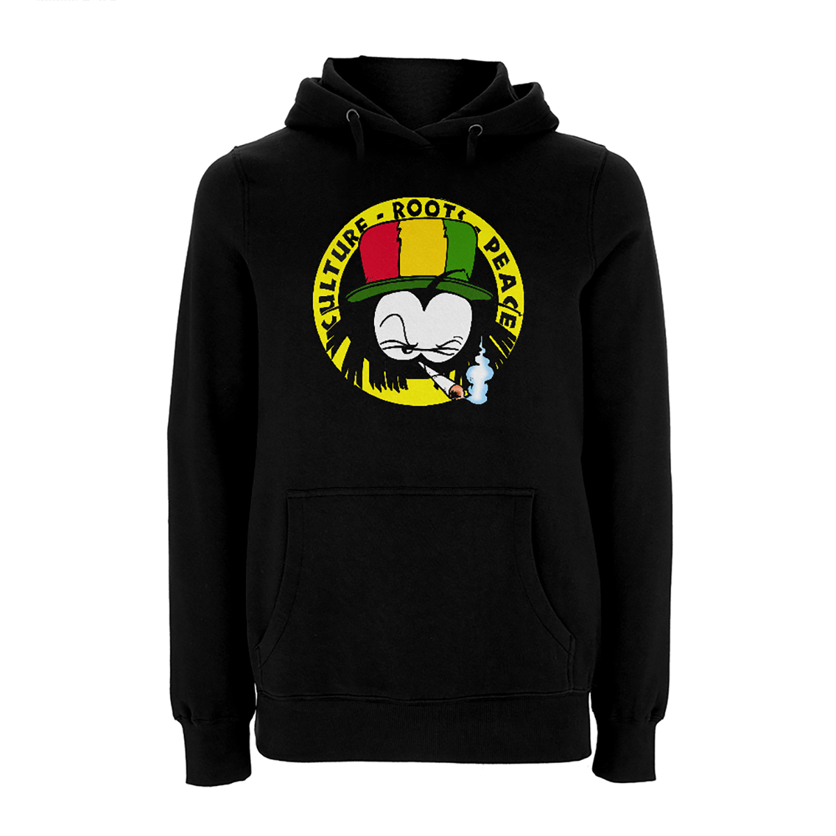 Dready Original : Dready 90s Crest Front Print Hood - Black