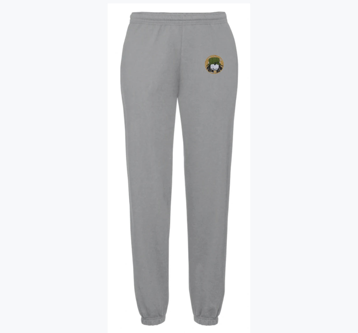 Dready Original : Dready OG 97 Embroidered ‘JOG ON ‘Joggers - GREY