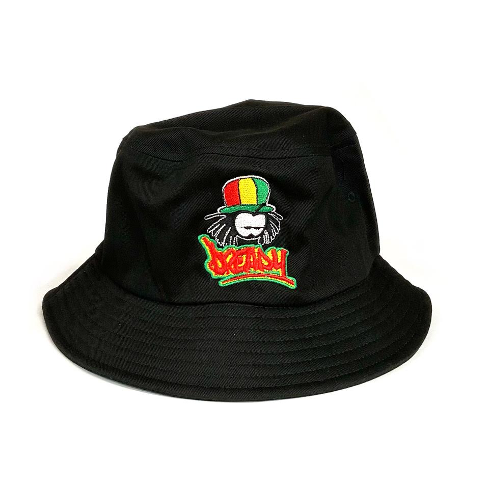 Dready Original : DREADY EMBROIDERED LOGO BUCKET HAT -