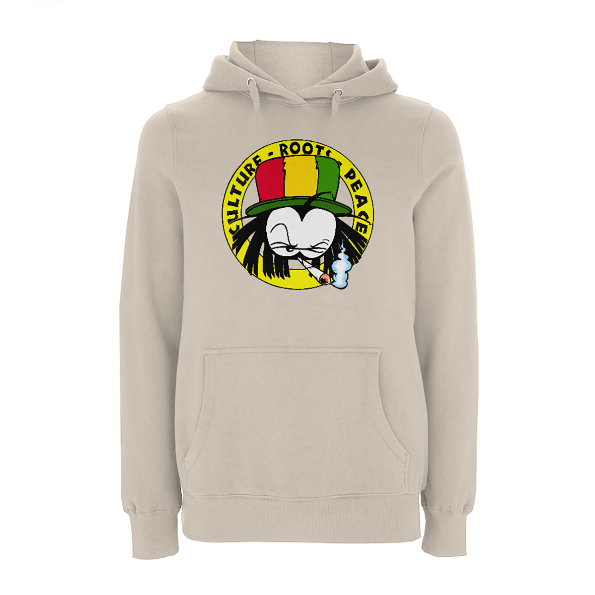 Dready Original : Dready 90s Crest Front Print Hood - Sand