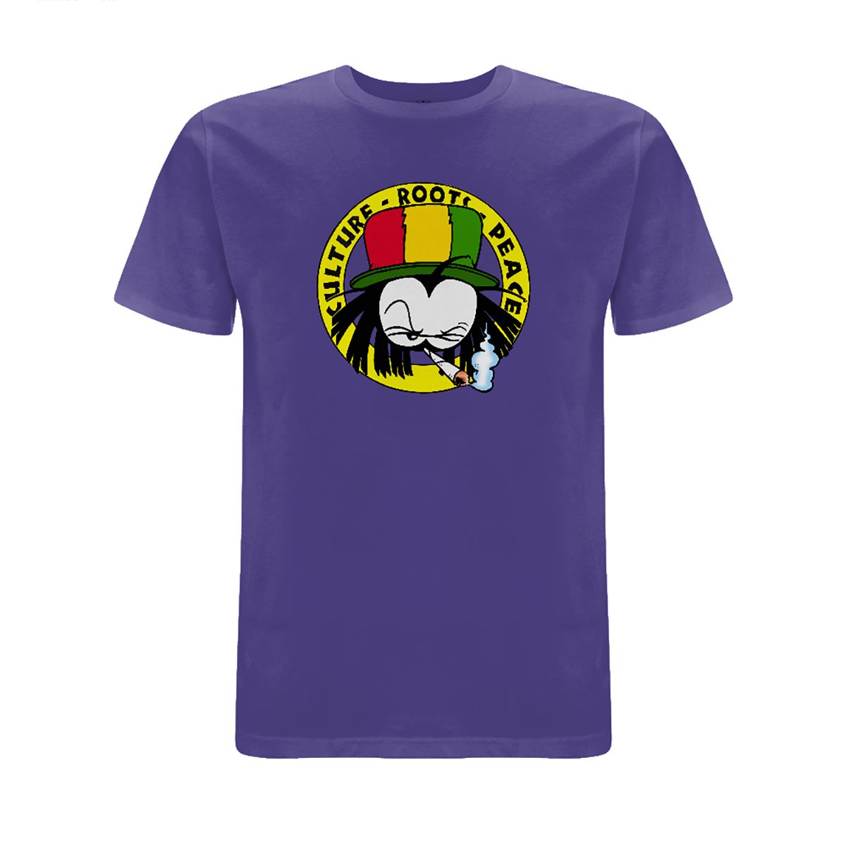 Dready Original : Dready 90s Crest Front Print T-Shirt - Purple