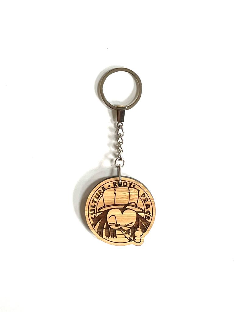 Dready Original : Dready X Clear Cut Creation bamboo keychain -